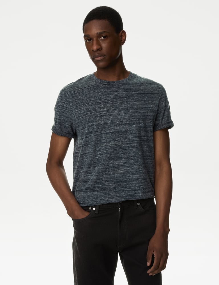 Pure Cotton Crew Neck T Shirt