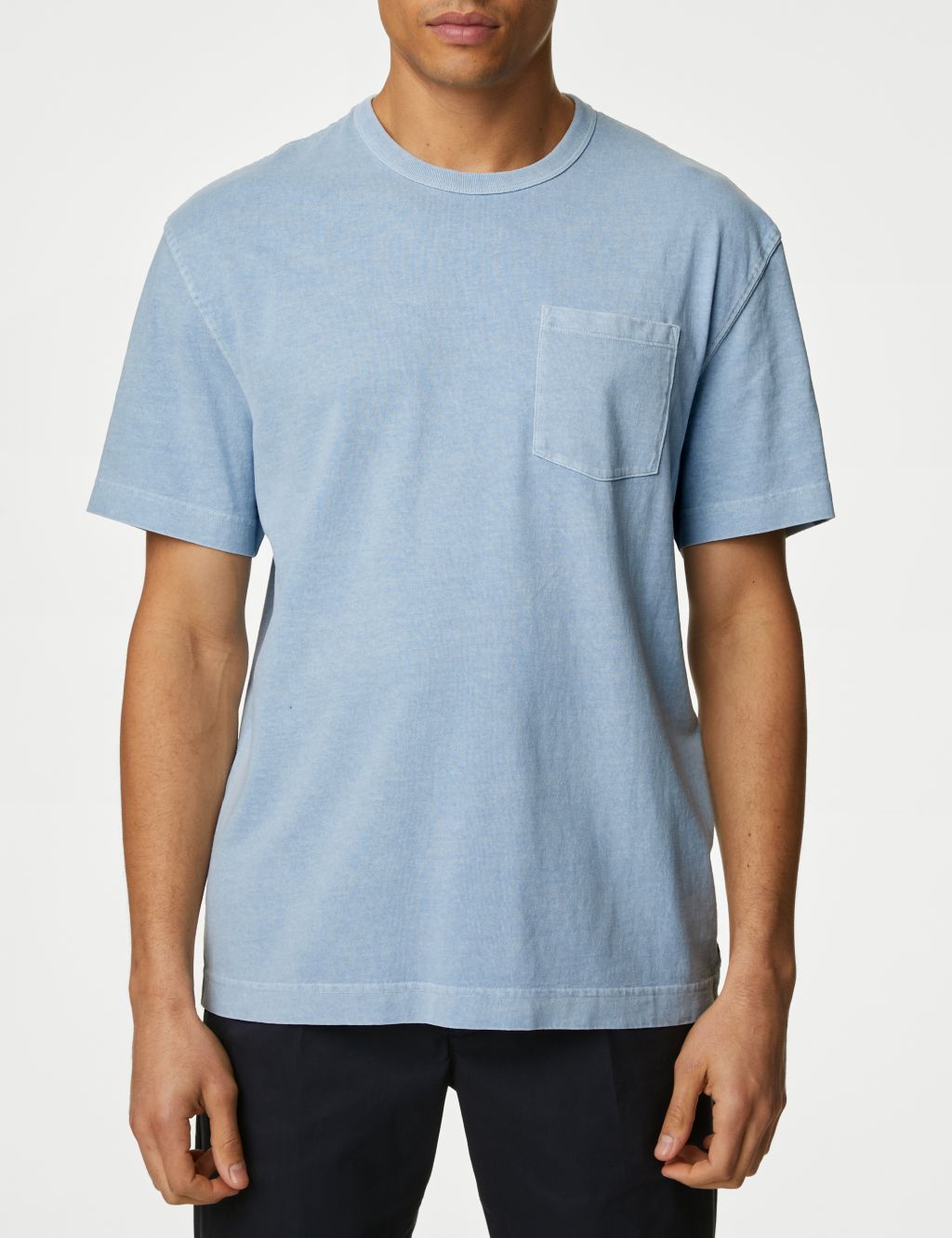 Pure Cotton Crew Neck T-Shirt 3 of 5