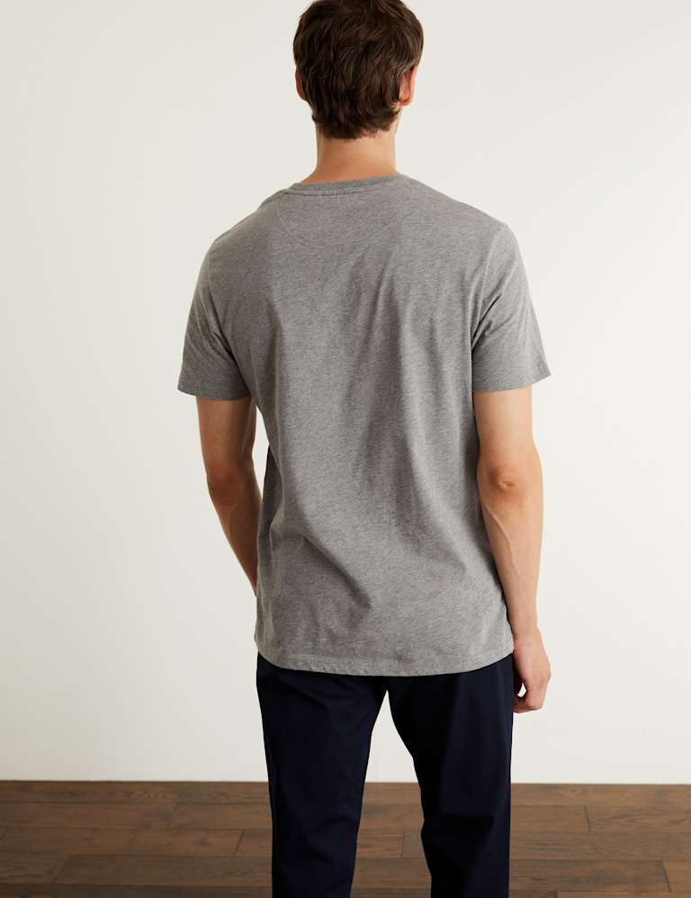 Pure Cotton Crew Neck T-Shirt 6 of 7