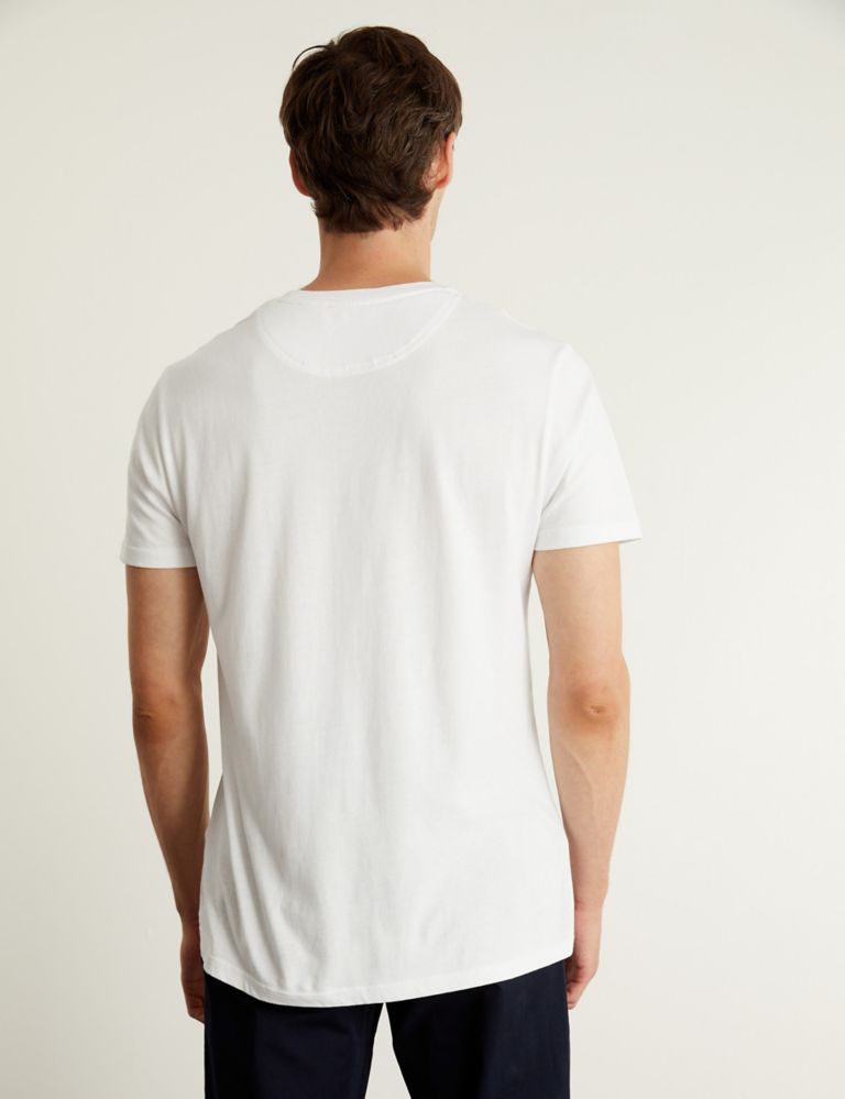 Pure Cotton Crew Neck T-Shirt 5 of 5