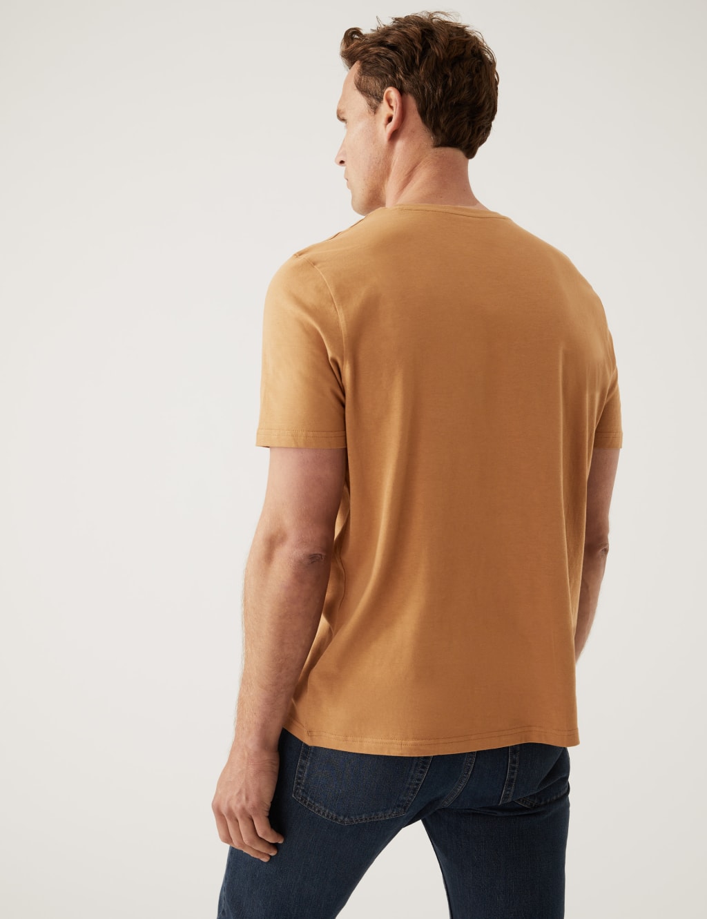 Pure Cotton Crew Neck T-Shirt 4 of 4
