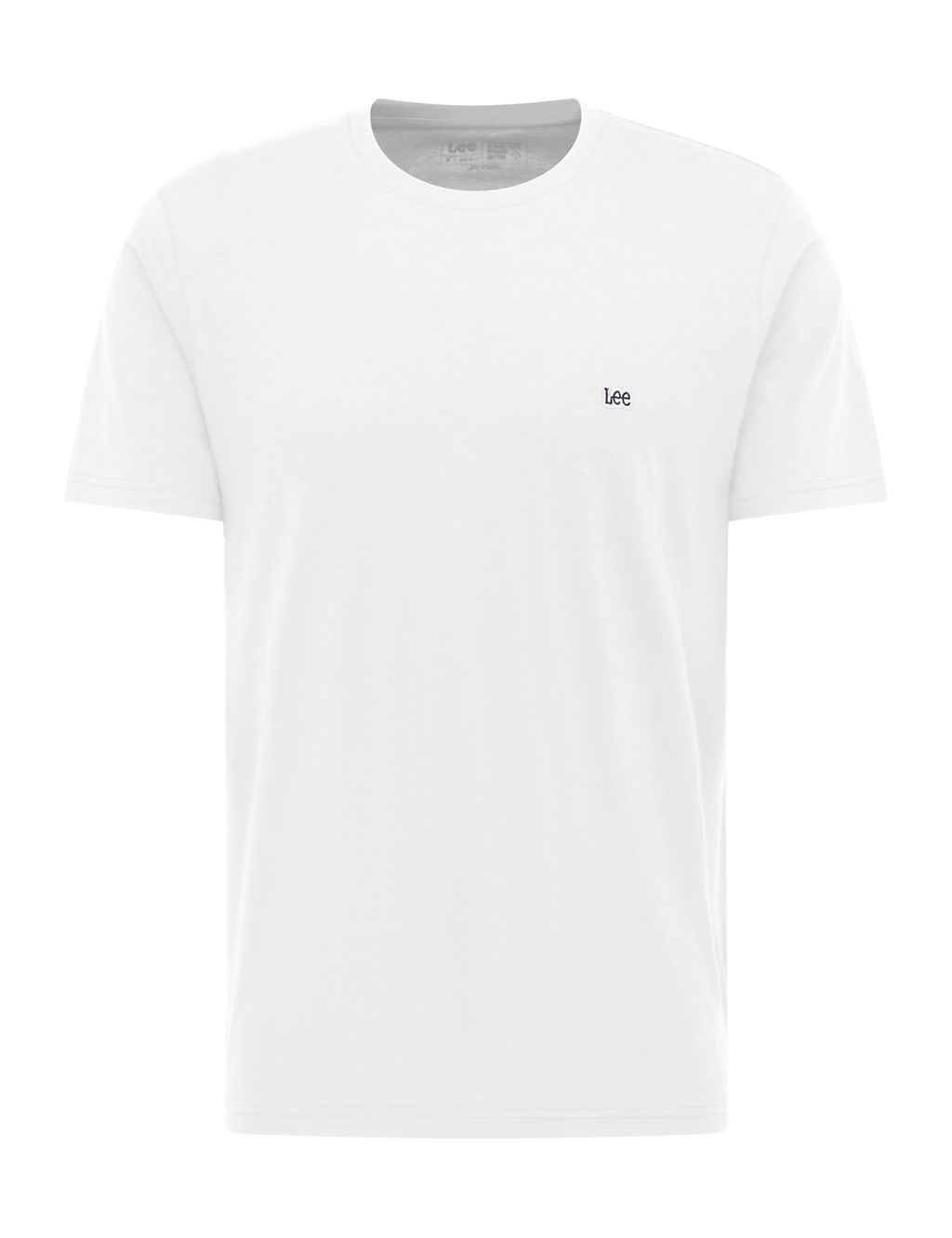 Pure Cotton Crew Neck T-Shirt | Lee | M&S