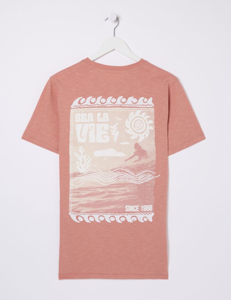 Pure Cotton Crew Neck T-Shirt 7 of 7