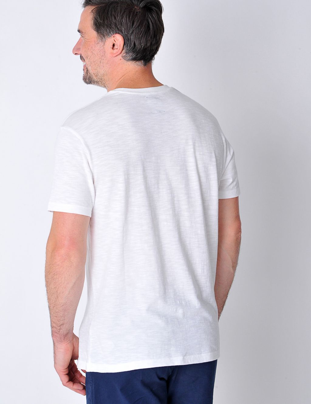 Pure Cotton Crew Neck T-Shirt 2 of 5