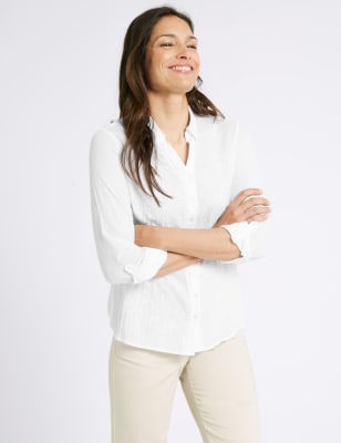 m&s three quarter sleeve tops