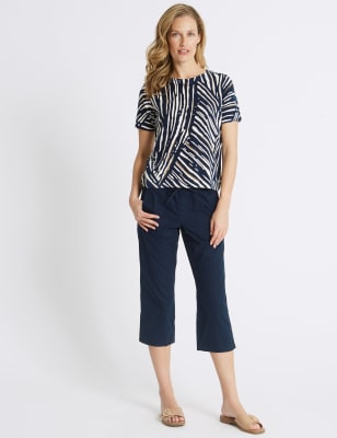 Marks cropped trousers sale