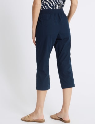 m and s womens cropped trousers