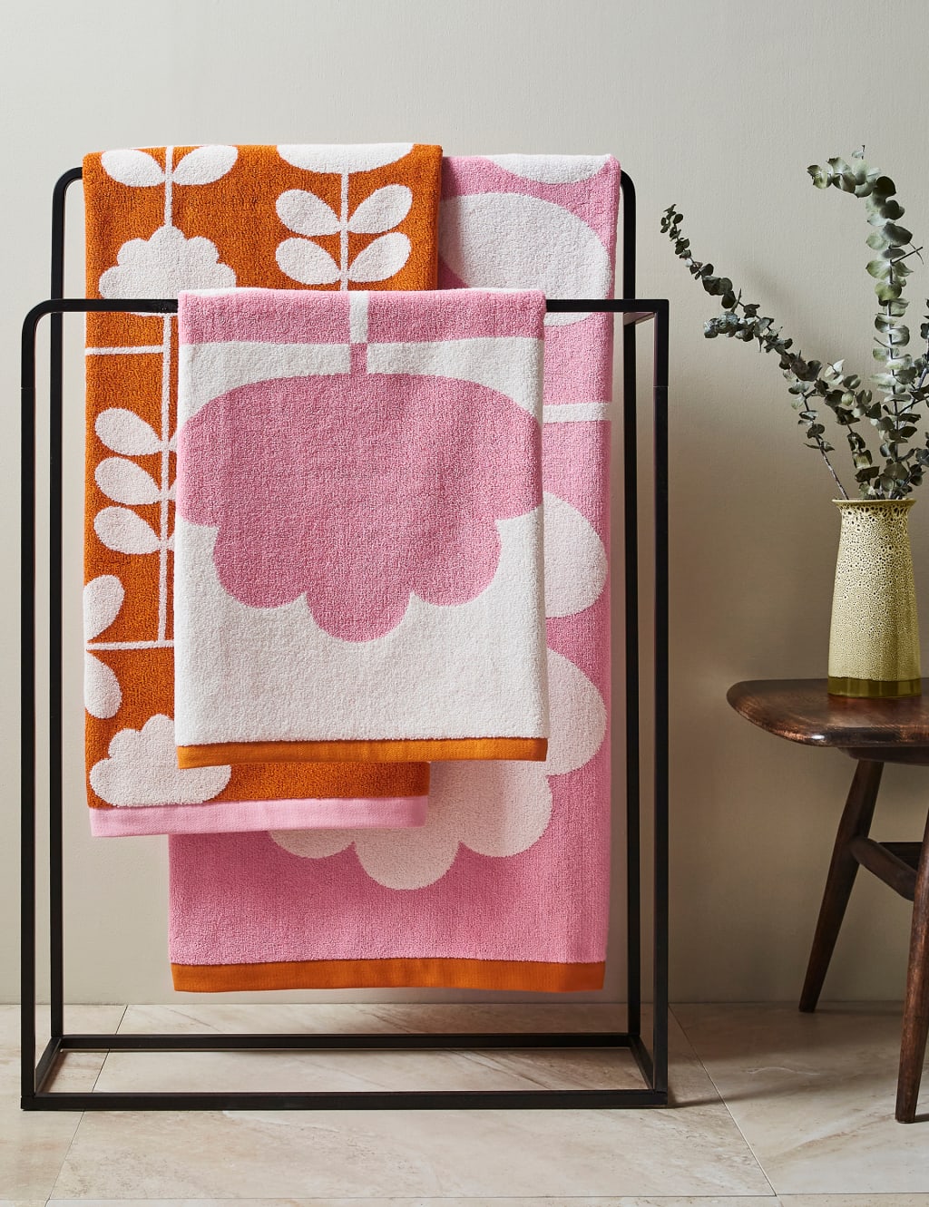 Pure Cotton Cut Stem Bath Towel Orla Keily M&S