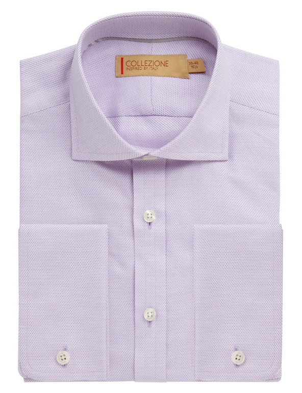 Pure Cotton Cutaway Collar Shirt Image 1 of 1