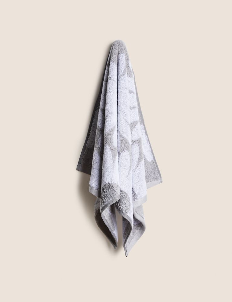 Pure Cotton Daisy Jacquard Towel | M&S Collection | M&S