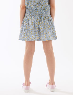 daisy print skirt