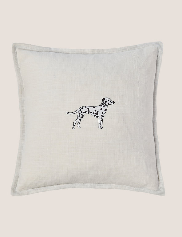 Pure Cotton Dalmatian Cushion Image 1 of 2