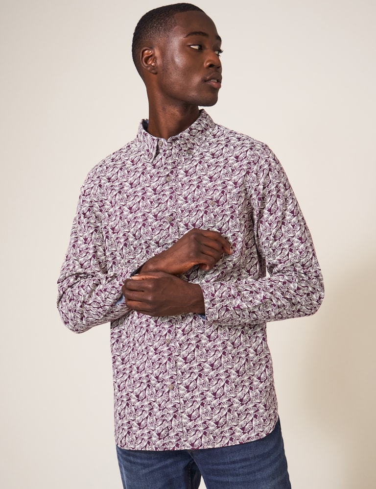 Dandelion print shirt dress store