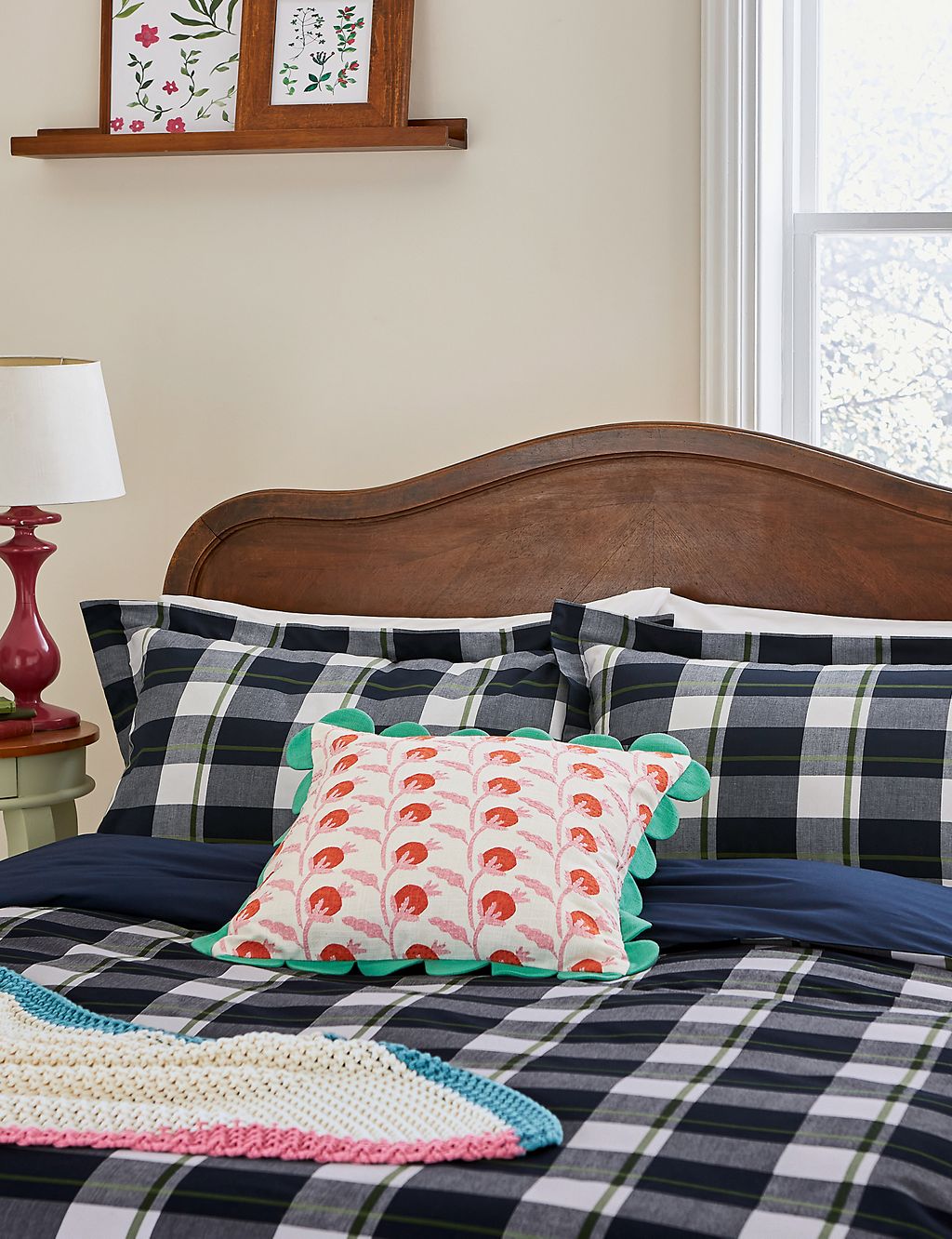 Pure Cotton Daylesford Check Bedding Set 1 of 4