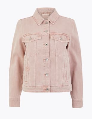 Marks and spencer jean hot sale jacket