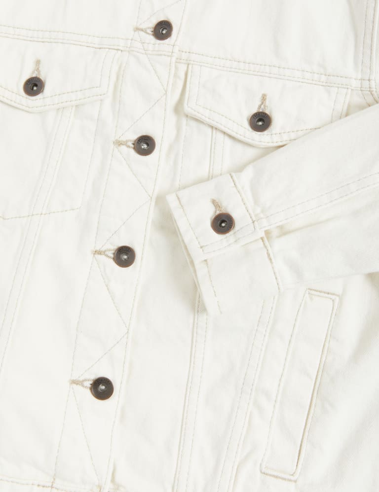 Pure Cotton Denim Jacket M&S Collection M&S