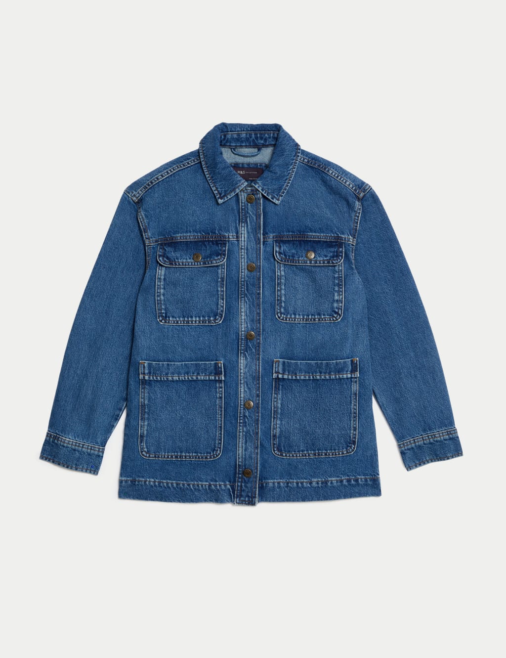 Denim jacket m and s cheap