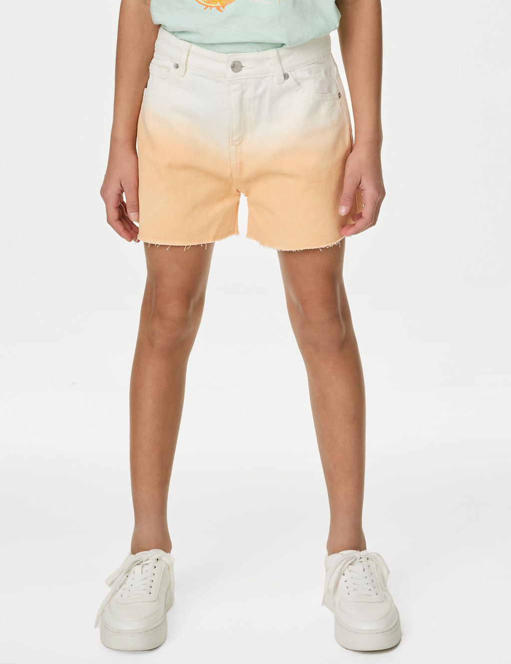 Pure Cotton Denim Shorts (6-16 Yrs) 4 of 5