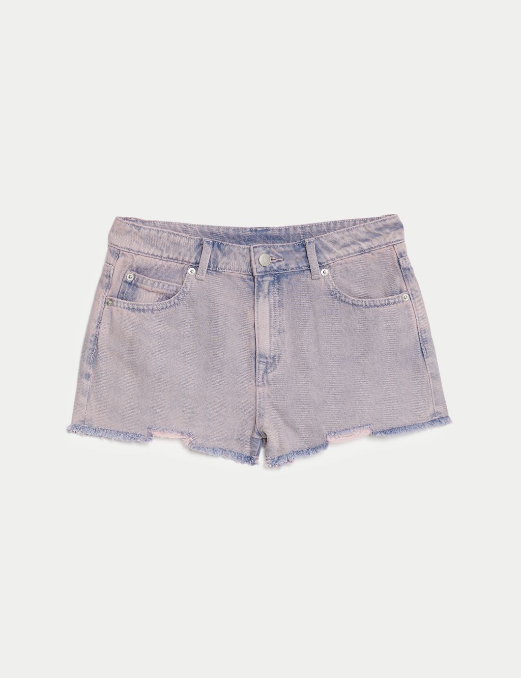 Pure Cotton Denim Shorts (6-16 Yrs) 1 of 5
