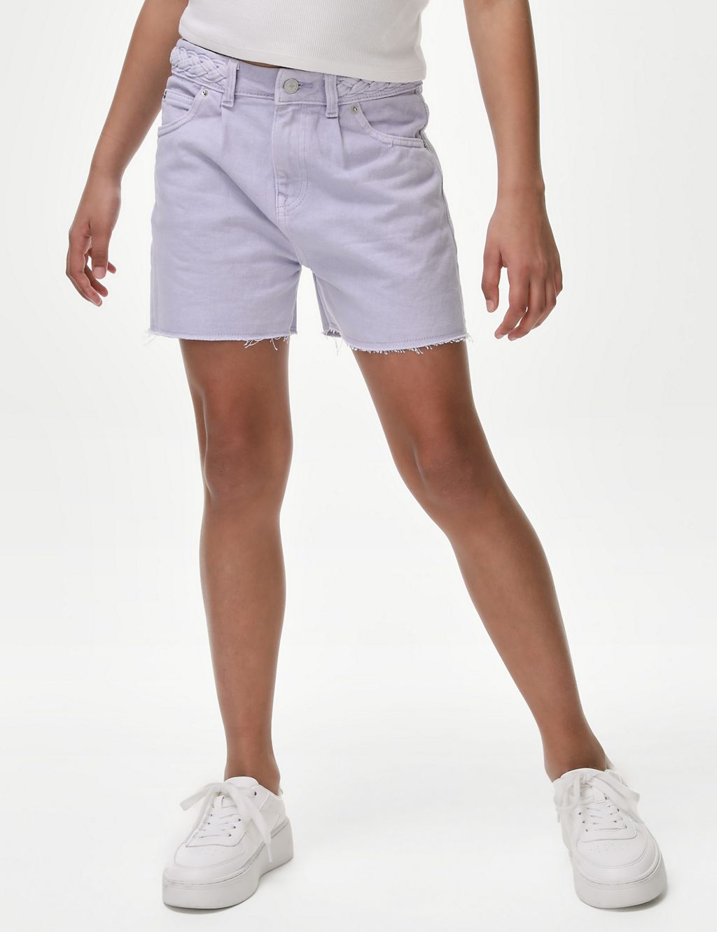 Pure Cotton Denim Shorts(6-16 Yrs) 4 of 5