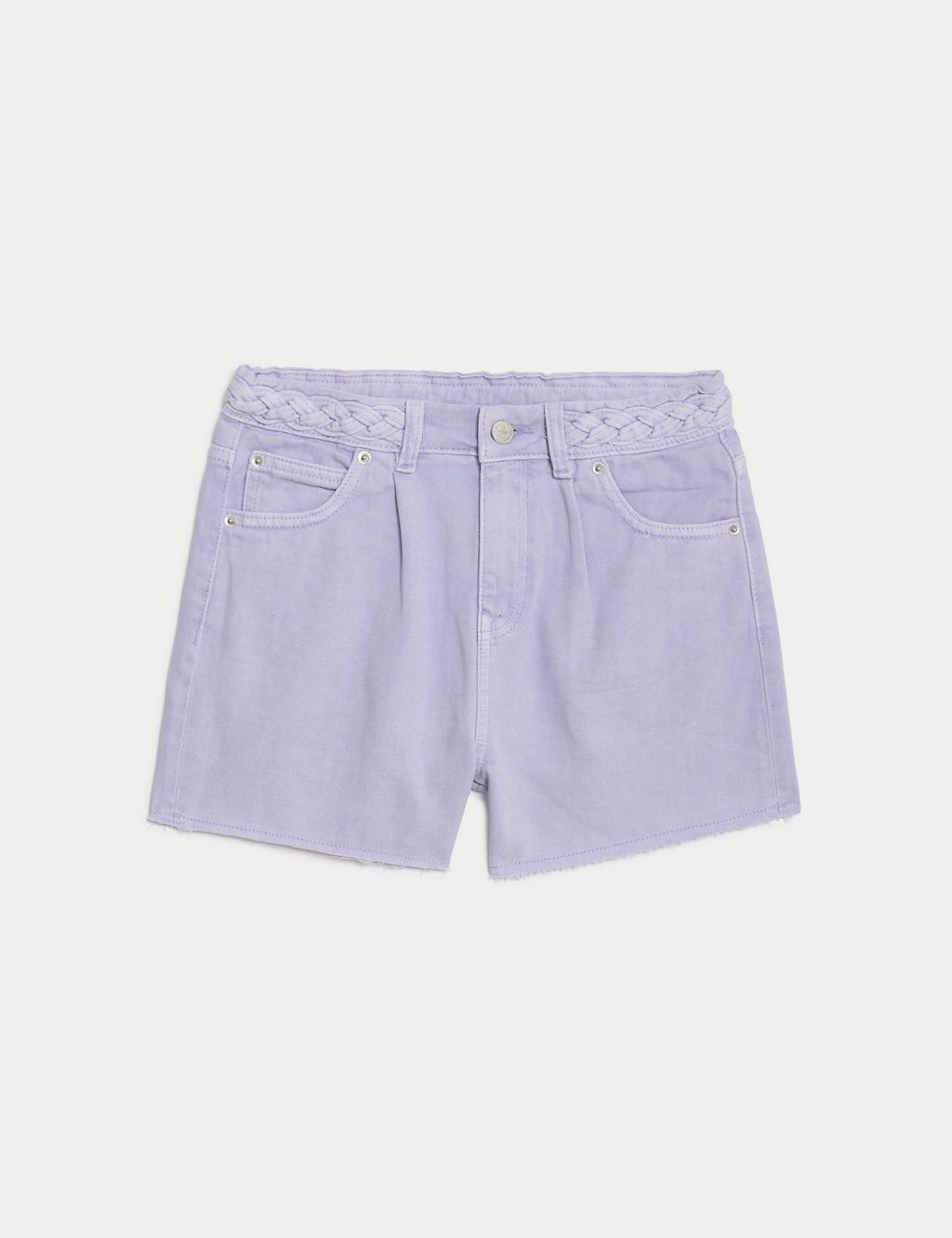 Pure Cotton Denim Shorts(6-16 Yrs) 1 of 5