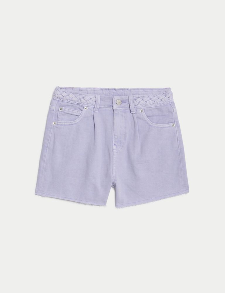 Pure Cotton Denim Shorts(6-16 Yrs) 2 of 5