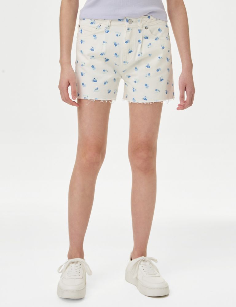 Pure Cotton Denim Shorts(6-16 Yrs) 4 of 5