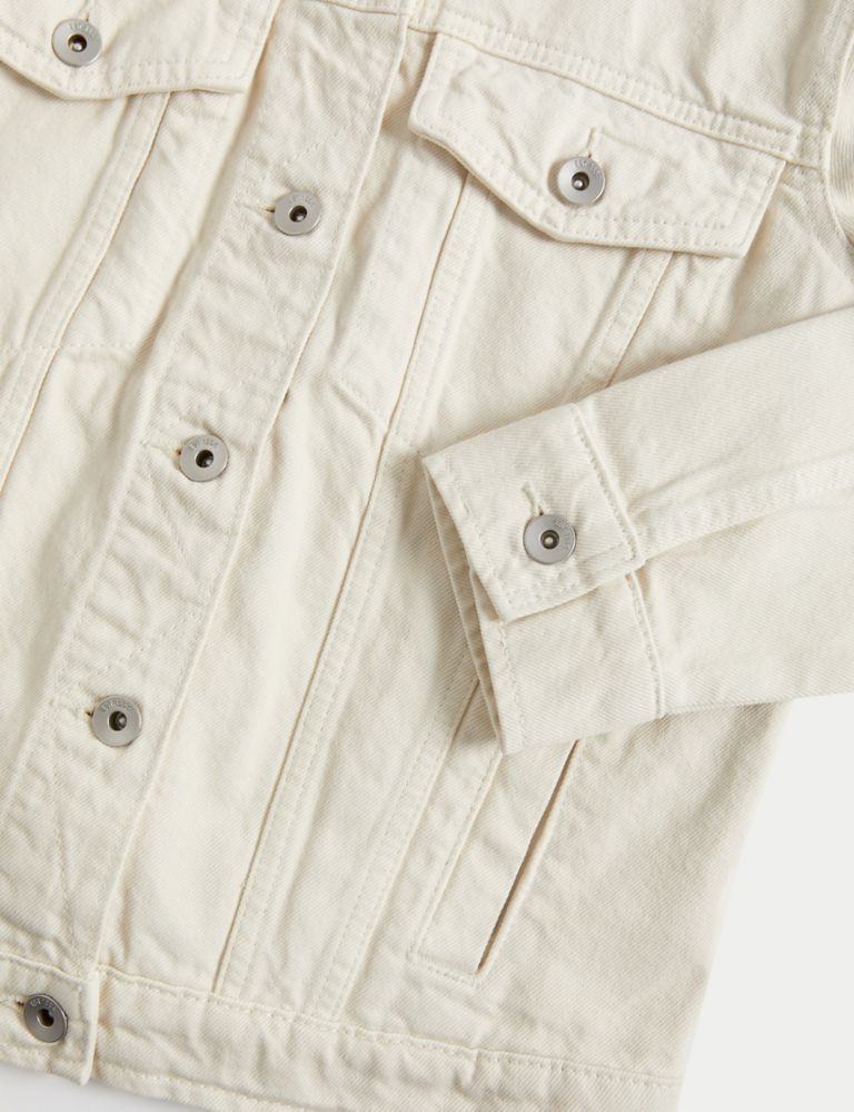 Pure Cotton Denim Trucker Jacket 5 of 5