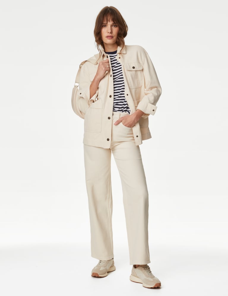 Ladies beige utility jacket on sale