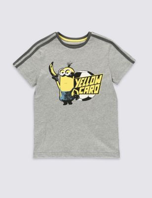 Pure Cotton Despicable Me™ Minion T-Shirt (5-14 Years) Image 1 of 2