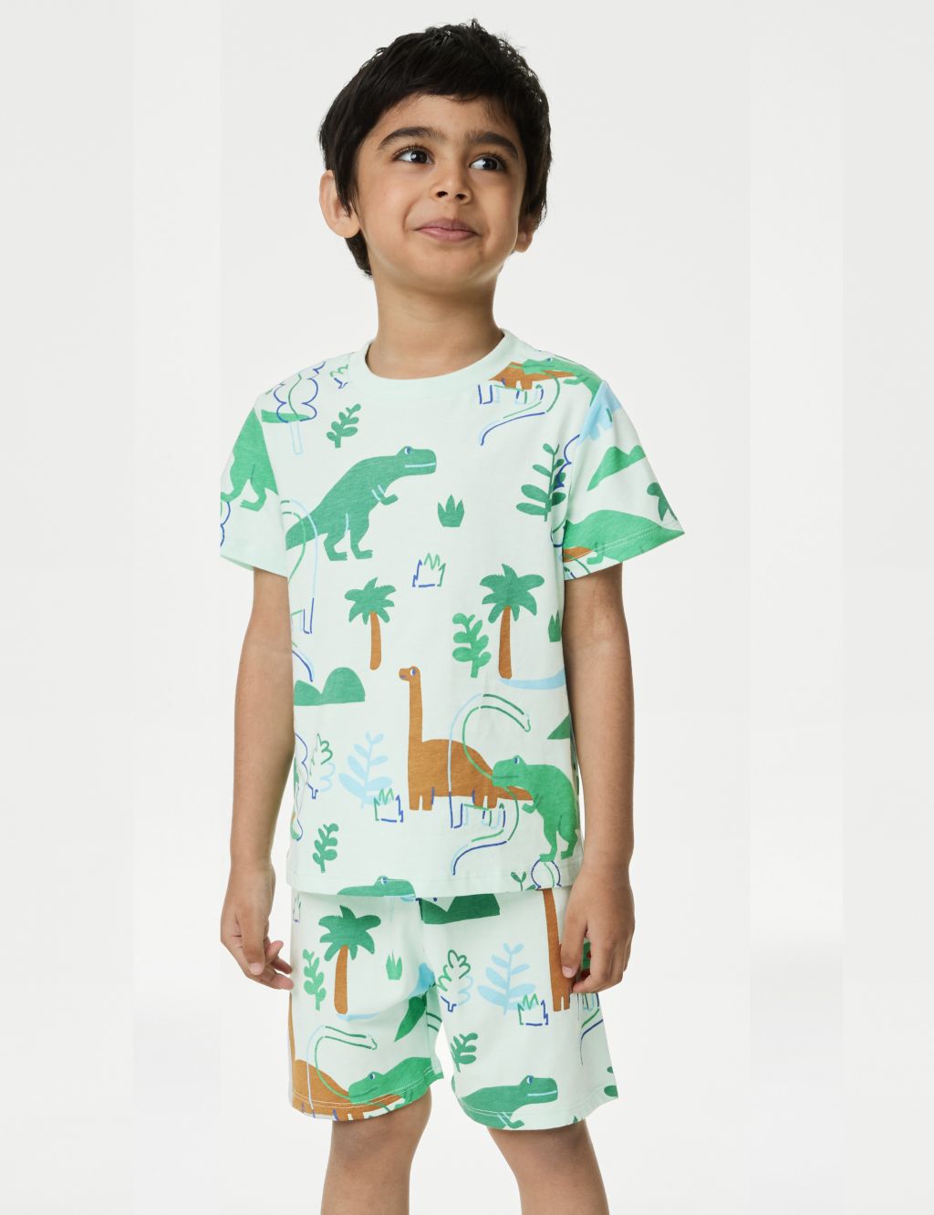 Pure Cotton Dinosaur Pyjamas (1-8 Yrs) 3 of 5