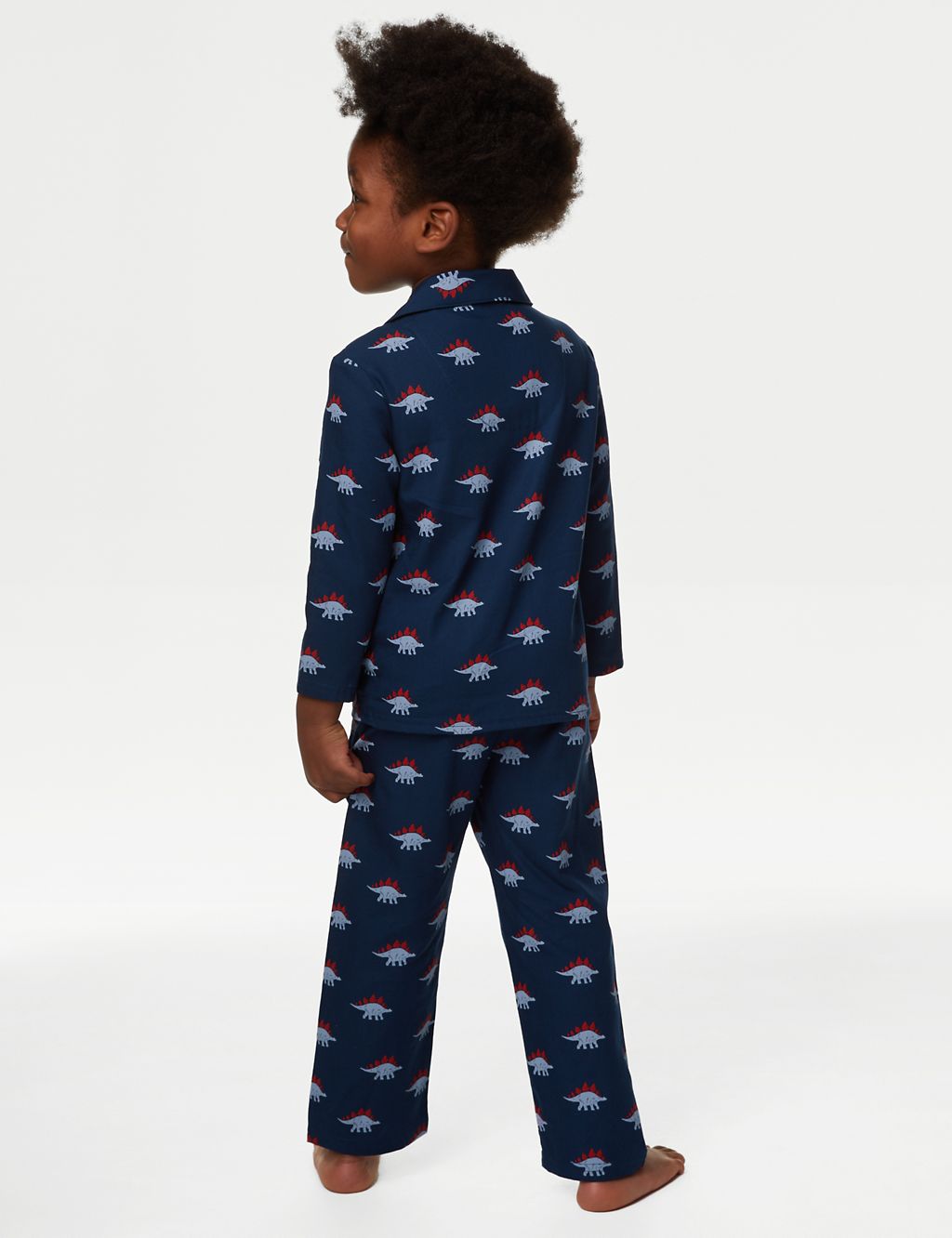 Pure Cotton Dinosaur Pyjamas (1-8 Yrs) 2 of 4