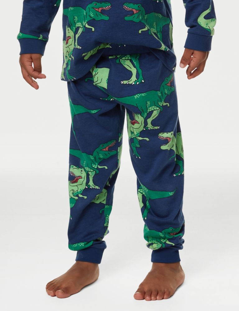 Pure Cotton Dinosaur Pyjamas (1-8 Yrs) 4 of 5