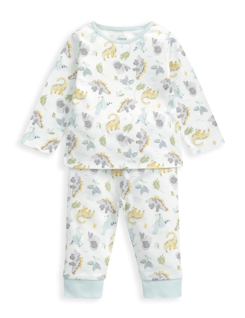 Pure Cotton Dinosaur Pyjamas (6 Mths-3 Yrss) 1 of 4