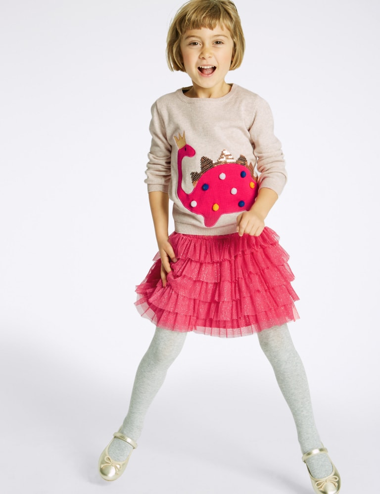 Dinosaur sequin clearance jumper