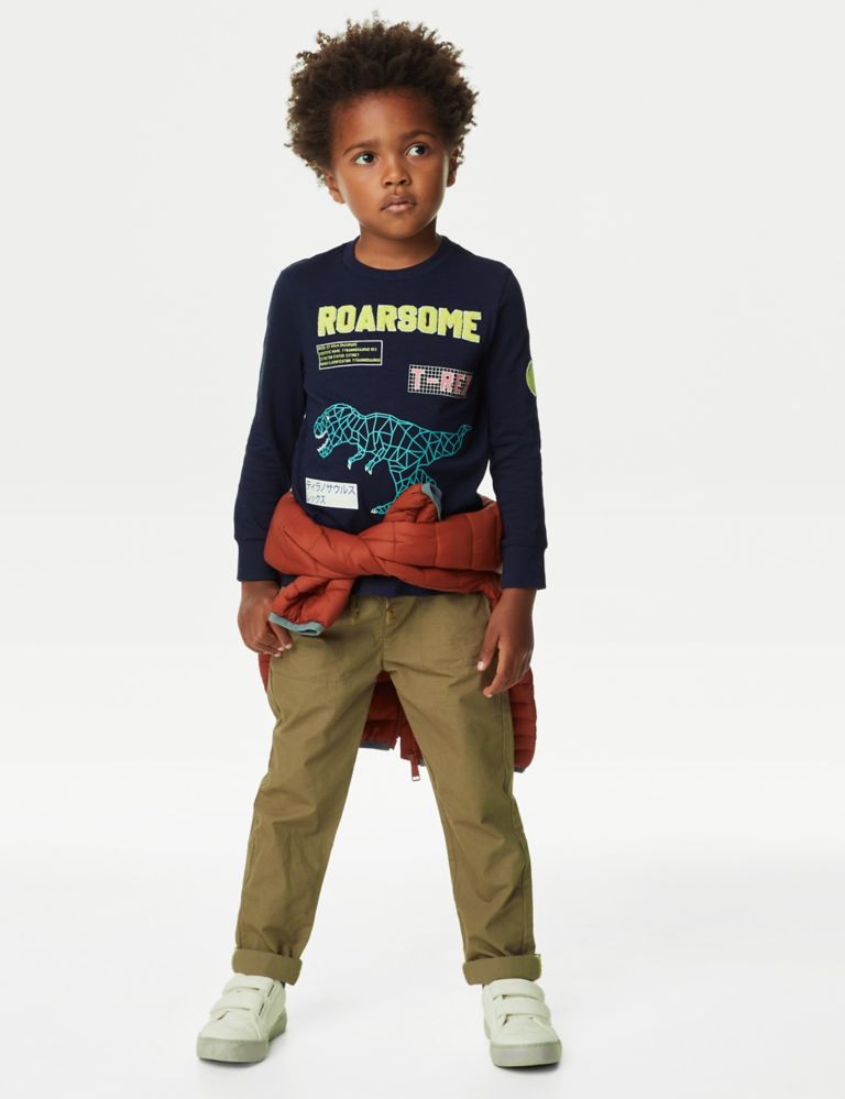 Pure Cotton Dinosaur Top (2-8 Yrs) | M&S Collection | M&S