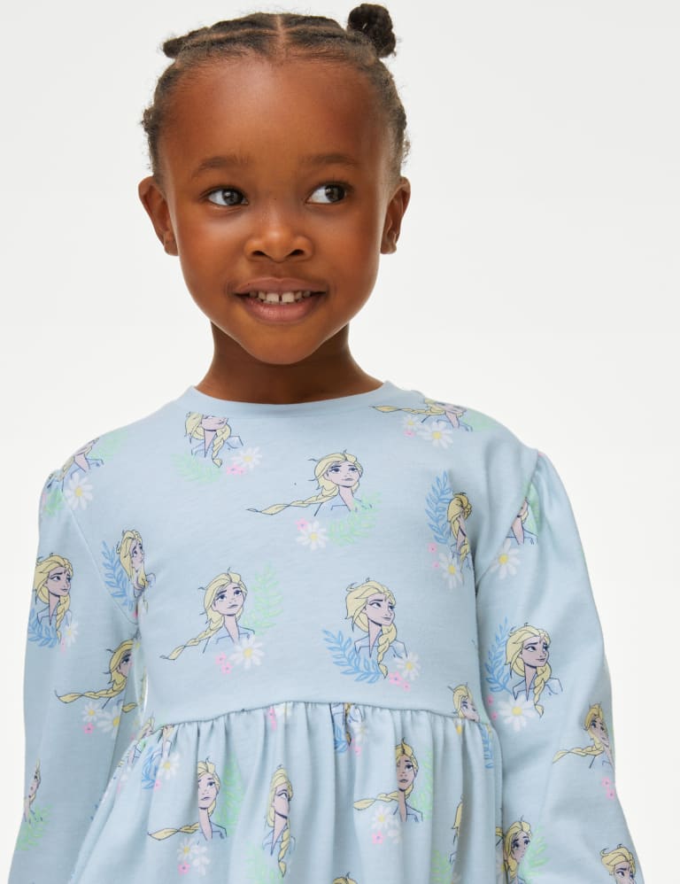 Pure Cotton Disney Frozen™ Dress (2-8 Yrs) 3 of 5