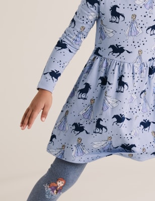 Frozen print outlet dress