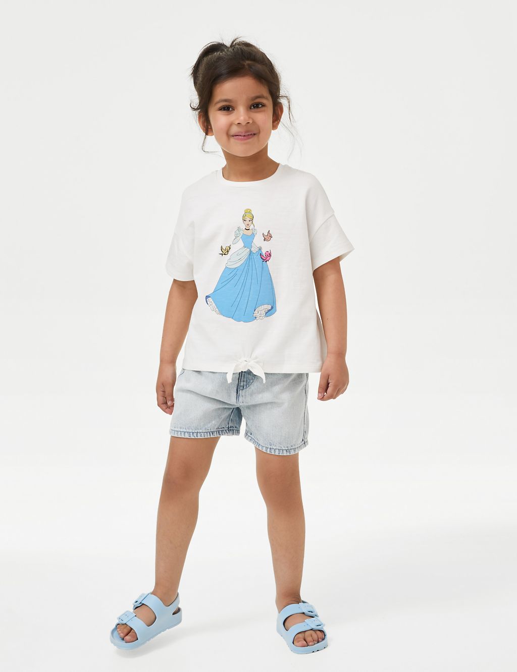 Pure Cotton Disney Princess™ T-Shirt (2-8 Yrs) 2 of 6