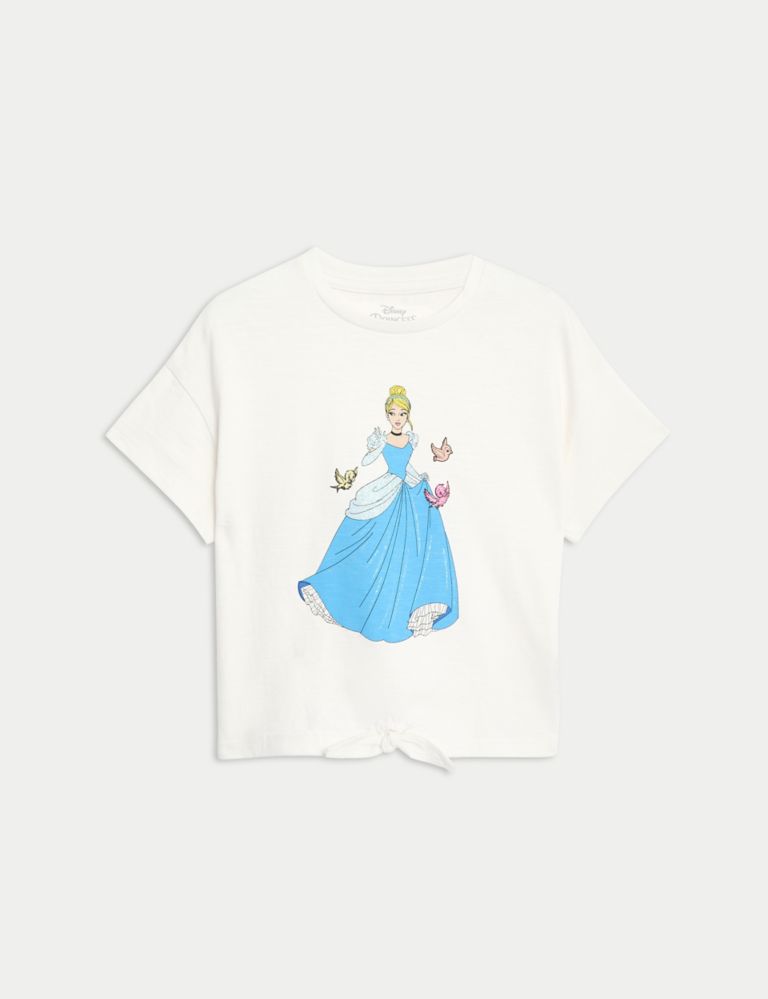 Pure Cotton Disney Princess™ T-Shirt (2-8 Yrs) 2 of 6