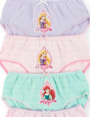 Pure Cotton Disney Princess Briefs Image 2 of 3