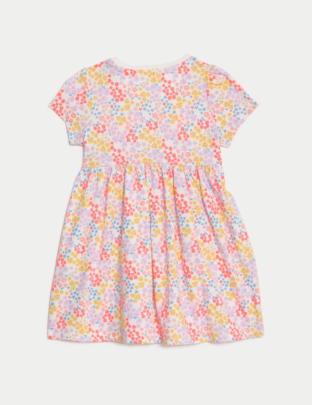 Pure Cotton Ditsy Floral Dress (0-3 Yrs) 1 of 3