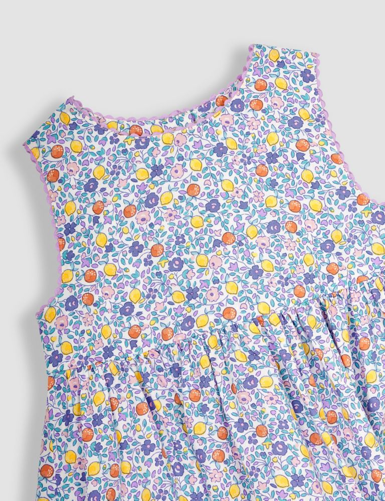 Pure Cotton Ditsy Floral Dress (6 Mths-5 Yrs) 3 of 6