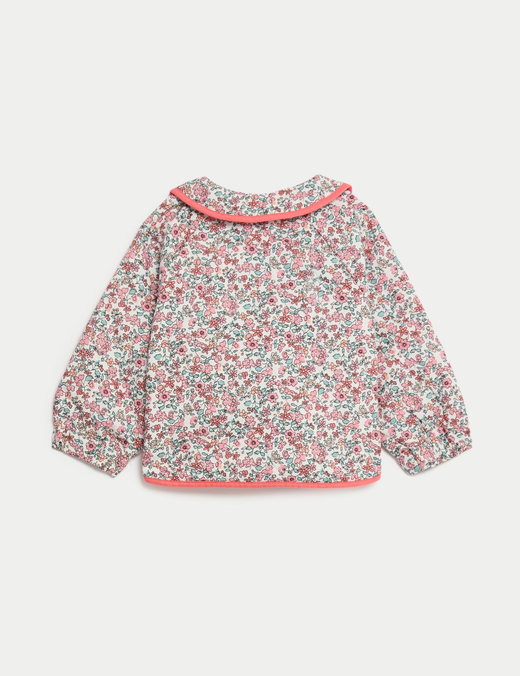 Pure Cotton Ditsy Floral Jacket (0-3 Yrs) 2 of 7