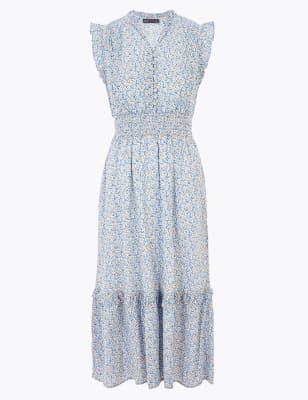 marks spencer midi dress