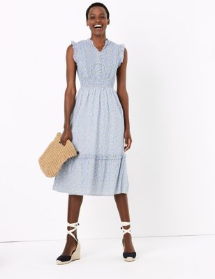 marks and spencer cotton dresses