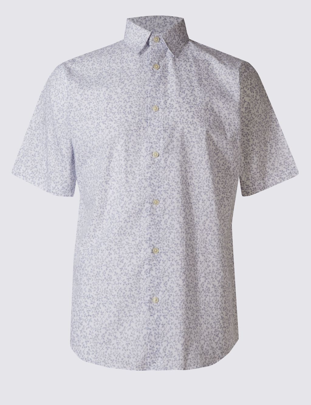 Pure Cotton Ditsy Print Shirt 1 of 3