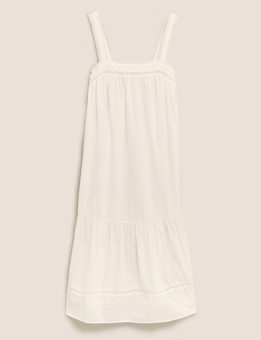Pure Cotton Dobby Nightdress | M&S Collection | M&S