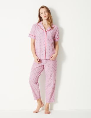 Revere collar best sale pyjama set