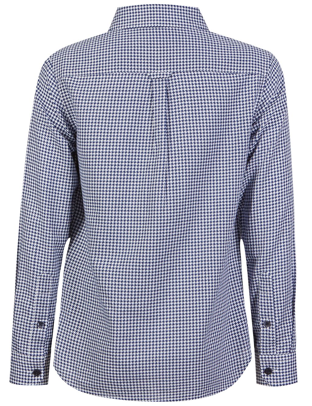 Pure Cotton Dogtooth Shirt (3-14 Years) 5 of 5